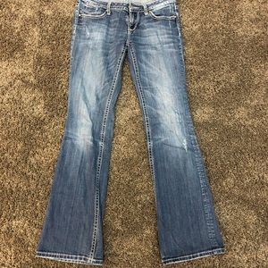 Express Rerock size 8long 8L jeans EUC